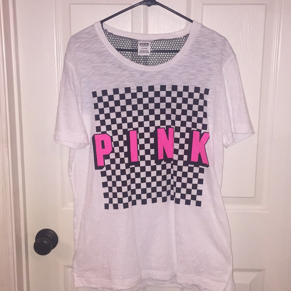 PINK Victoria’s Secret L T-Shirt with mesh